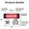 Signmission Cyanide Solution Danger Sign, Plastic, 14in W x 10in L, 2PK OS-2PACK-DS-P-1014-L-1113 - alternate 7
